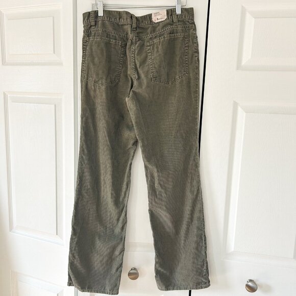 J.Crew City Fit Bootcut Corduroy Pants Olive Green Women’s Size 8 - Picture 4 of 8